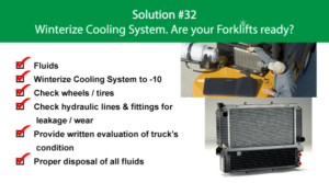 winterize cooling system, winterize forklifts, forklift service, service forklifts, forklift service okc, forklift service oklahoma city, forklift service tulsa, forklift service amarillo, forklift service albuquerque, forklift service lubbock, forklift service carlsbad, forklift service el paso, forklift service midland, forklift service odessa