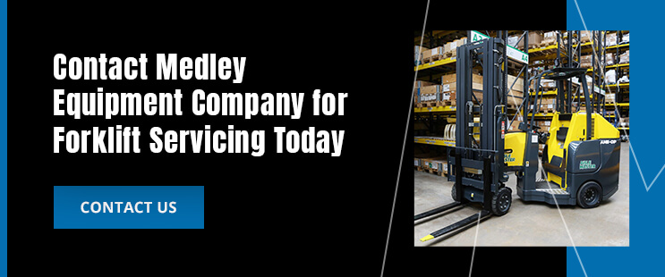 Schedule a Forklift Service With Medley Equipment Company Today